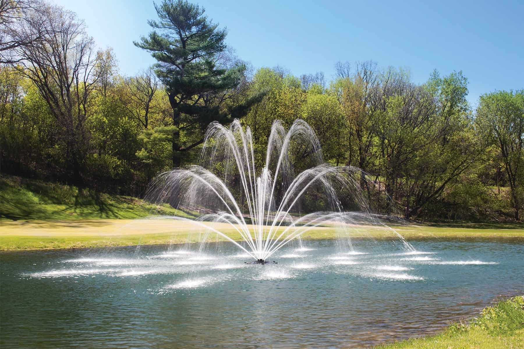 Choosing the Best Size Pond Fountain or Aerator For Your Pond