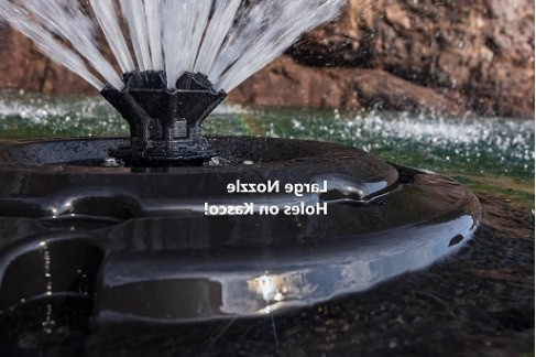  Close up of high flow of a Kasco nozzle