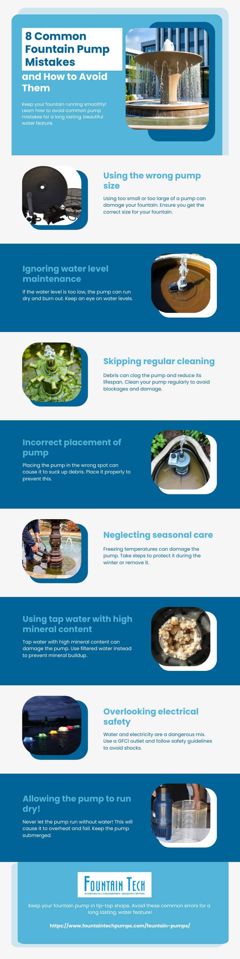 8 Common Fountain Pump Mistakes and How to Avoid Them